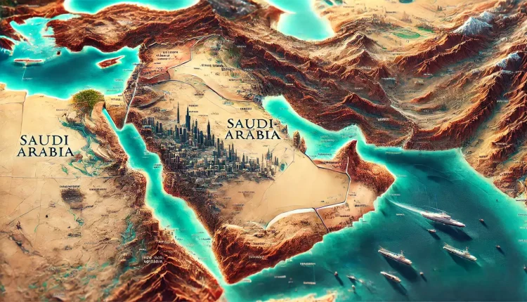 خريطة السعودية أسرار المدن والحدود التي لا تعرفها