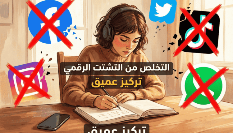 كيفية التخلص من تشتت الانتباه الرقمي أثناء العمل